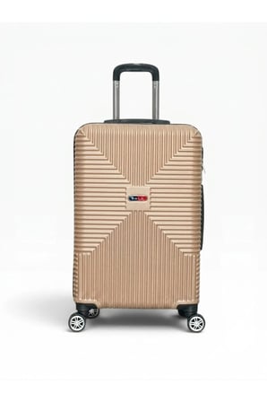 Quell Model 2’li Kabin Boy + Orta Boy Gold Valiz Seti