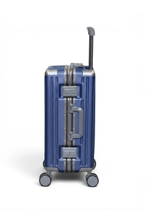 Alüminyum Lacivert Kabin Boy Valiz