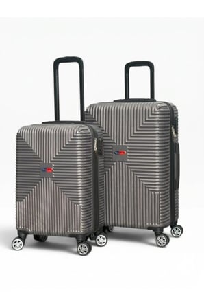 Quell Model 2’li Kabin Boy + Orta Boy Antrasit Valiz Seti