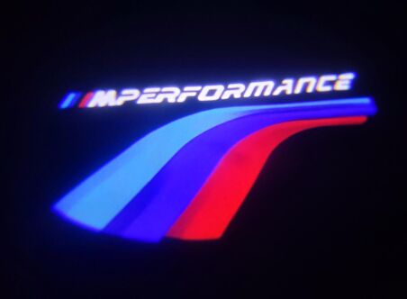 M Performance BMW İçin Orjinal Geçmeli Soketli Kapı Altı Led Logo