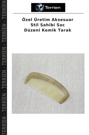 Özel Üretim Aksesuar Stil Sahibi Sac Düzeni Kemik Tarak