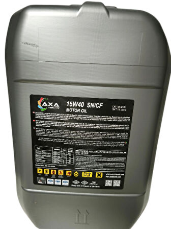 Axa Lubricants 15W40 16 Lt Motor Yağı (Üretim Yılı:2024)