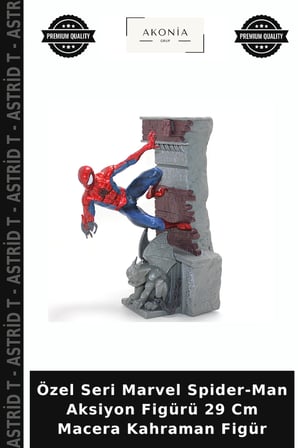 Özel Seri Marvel Spider-Man Aksiyon Figürü 29 Cm Macera Kahraman Figür