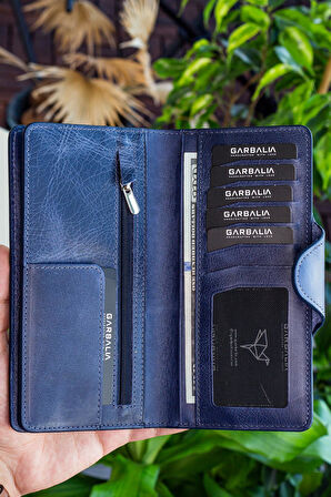 Garbalia Axel Crazy Deri Unisex Portföy Cüzdan