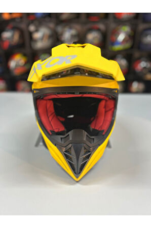 X- CROSS SC- DULL YELLOW  KROSS KASK H.R.P DIŞ KABUK