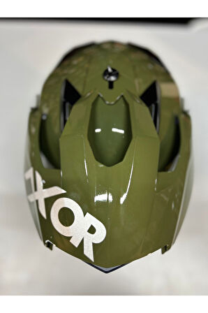 X- CROSS SC- BATTLE GREEN /KROSS KASK H.R.P DIŞ KABUK L