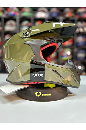 X- CROSS SC- BATTLE GREEN /KROSS KASK H.R.P DIŞ KABUK L