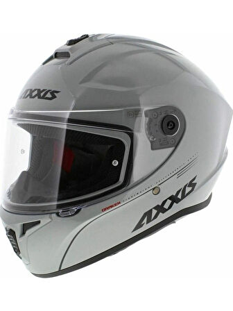 AXXIS DRAKEN S V.2 GLOSS GRAY * SİYAH VİZÖR İLE BİRLİKTE*