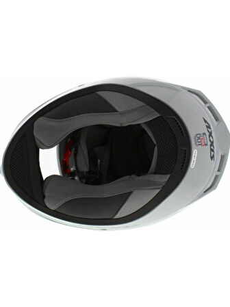 AXXIS DRAKEN S V.2 GLOSS GRAY * SİYAH VİZÖR İLE BİRLİKTE*