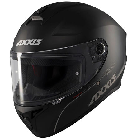 AXXIS DRAKEN S V.2 SOLID MATT BLACK *SİYAH VİZÖR İLE BİRLİKTE*