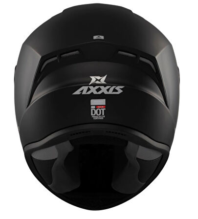 AXXIS DRAKEN S V.2 SOLID MATT BLACK *SİYAH VİZÖR İLE BİRLİKTE*