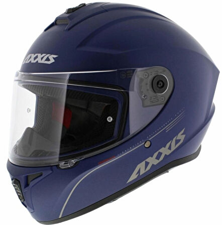 AXXIS DRAKEN S V.2 SOLID MATT NIGHT BLUE *SİYAH VİZÖR İLE BİRLİKTE*