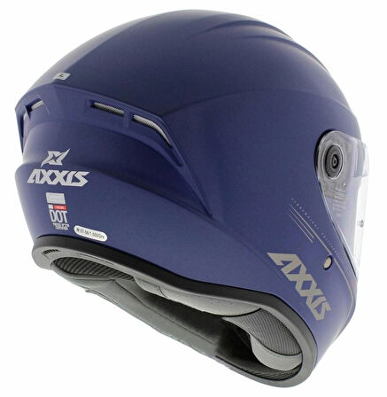 AXXIS DRAKEN S V.2 SOLID MATT NIGHT BLUE *SİYAH VİZÖR İLE BİRLİKTE*