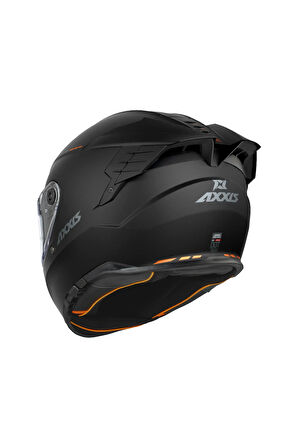 AXXIS HAWK SV EVO SOLID A1 MATT BLACK(BİR BEDEN BÜYÜK SİPARİŞ VERİNİZ)