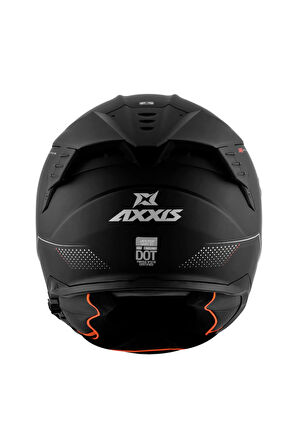 AXXIS HAWK SV EVO SOLID A1 MATT BLACK(BİR BEDEN BÜYÜK SİPARİŞ VERİNİZ)