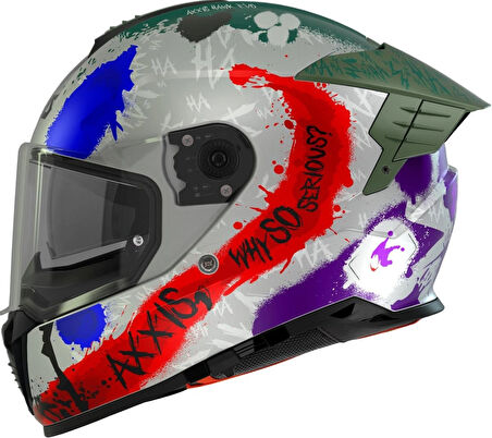 AXXIS HAWK SV EVO JOKE A2 MAT GRAY 
