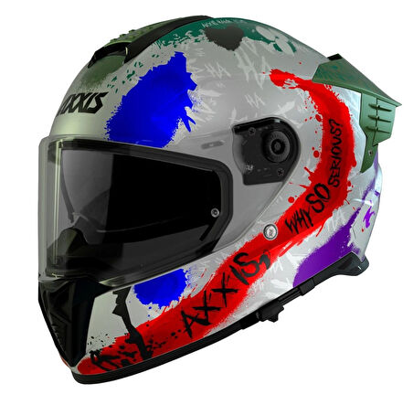 AXXIS HAWK SV EVO JOKE A2 MAT GRAY 