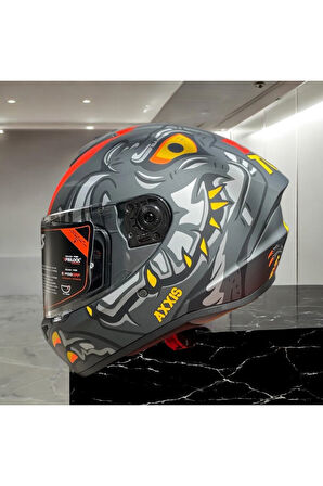 AXXIS DRAKEN S DINOTOON B5 MATT RED  