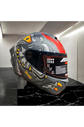 AXXIS DRAKEN S DINOTOON B5 MATT RED  