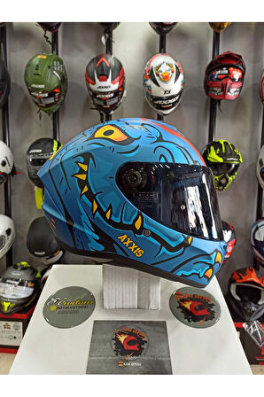 AXXIS Draken S C7 Dinotoon Full Face Kapalı Kask