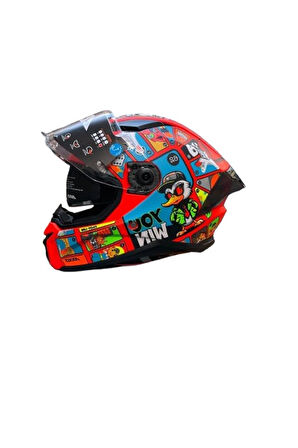 Axxıs Panther Sv Goose Game A5 Matt Motosiklet Kaskı