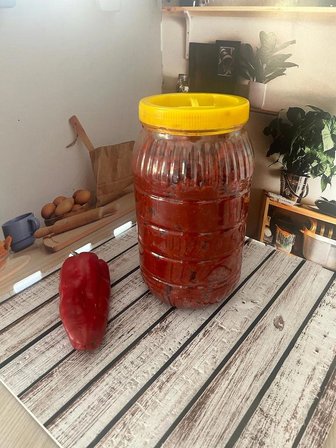 Tatlı Biber Salçası (köy Yapımı) 3 Kg