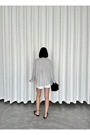 Keten kumaş gömlek