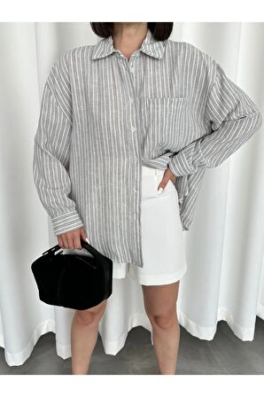 Keten kumaş gömlek