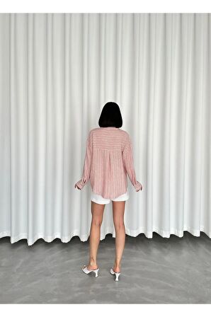 Keten kumaş gömlek