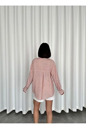 Keten kumaş gömlek