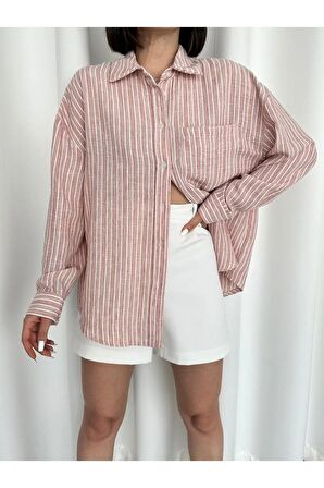 Keten kumaş gömlek