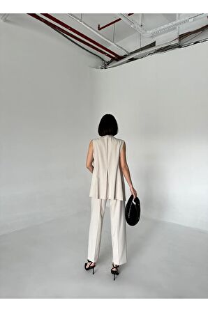 Asimetrik Bel Pantolon