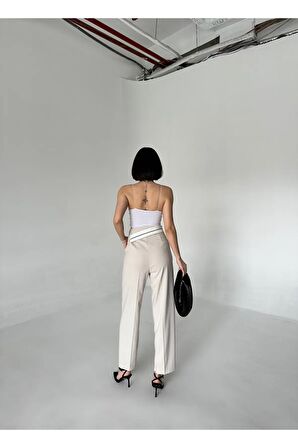 Asimetrik Bel Pantolon