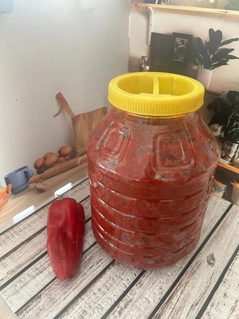 Tatlı  Biber Salçası (Köy Yapımı) 10 Kg
