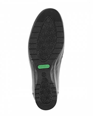 Forelli Rosa-G 27603 Kadın Siyah Comfort Deri Casual Ayakkabı
