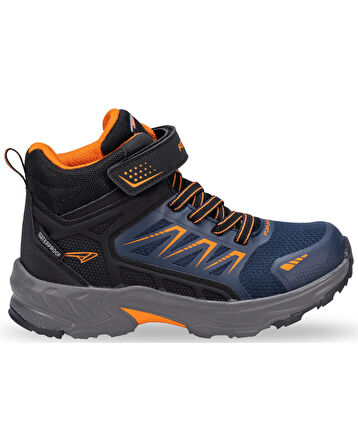 Forelli Rocket Çocuk Lacivert-Turuncu (31-35) Waterproof Bot 