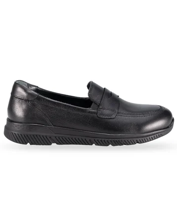 Forelli Gola-G Kadın Siyah (36-41) Deri Comfort Ayakkabı
