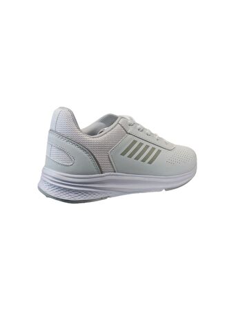 M.P. 222-2712 Zn Beyaz Cilt Sneaker Ayakkabı