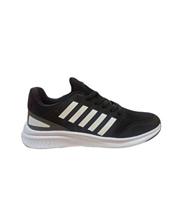 M.P. 231-1046 Mr. Erkek Siyah-Beyaz Sneaker Ayakkabı  