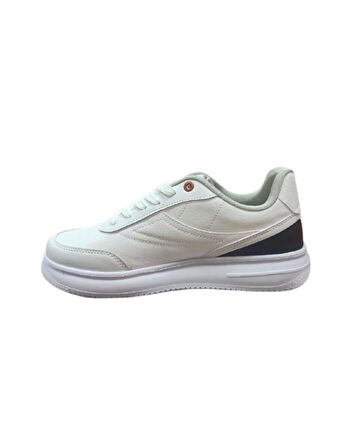 M.P. 231-1087 Mr. Erkek Beyaz-Turuncu Sneaker Ayakkabı  
