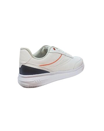 M.P. 231-1087 Mr. Erkek Beyaz-Turuncu Sneaker Ayakkabı  
