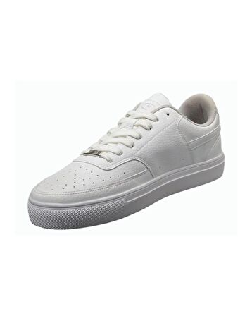 M.P. 232-1291 Mr Erkek Beyaz Cilt Sneaker Ayakkabı