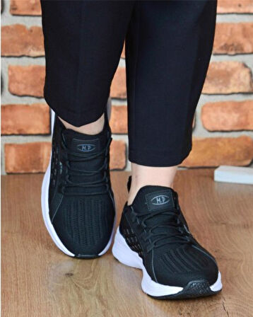 M.P. 251-2390 Zn Kadın Siyah-Beyaz Günlük Spor Ayakkabı