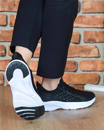 M.P. 251-2390 Zn Kadın Siyah-Beyaz Günlük Spor Ayakkabı