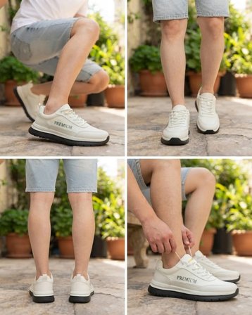 M.p. Premium 261-6730 Erkek Beyaz (40-44) Günlük Spor Ayakkabı