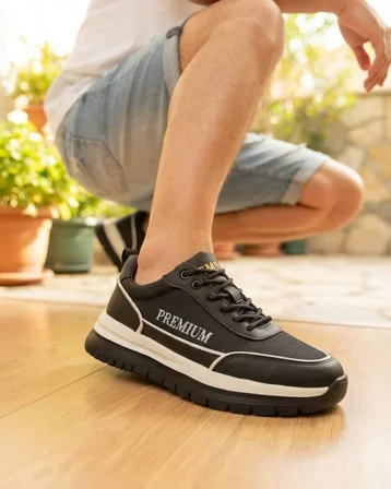 M.p. Premium 261-6730 Erkek Siyah (40-44) Günlük Spor Ayakkabı