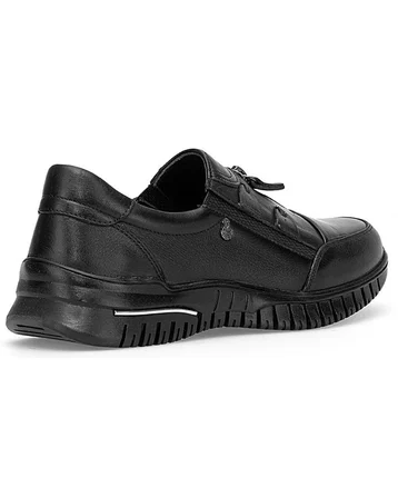 Voyager Z006 Kadın Siyah Nata (36-40) Deri Comfort Ayakkabı