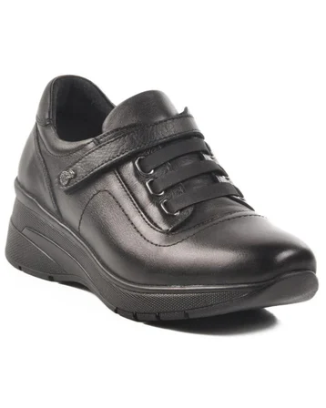 Voyager Z010 Kadın Siyah Nata (36-40) Deri Comfort Ayakkabı 