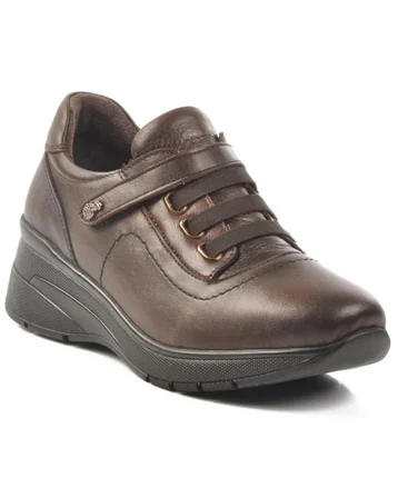 Voyager Z010 Kadın Kahve Nata (36-40) Deri Comfort Ayakkabı 