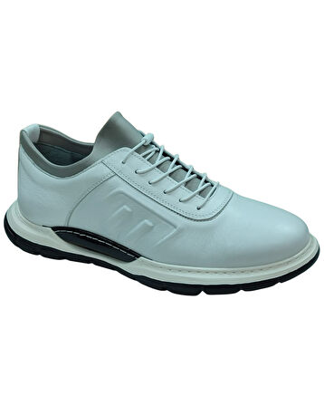 Voyager 1033 Mr Erkek Beyaz Nata (40-44) Deri Günlük Spor Ayakkabı 